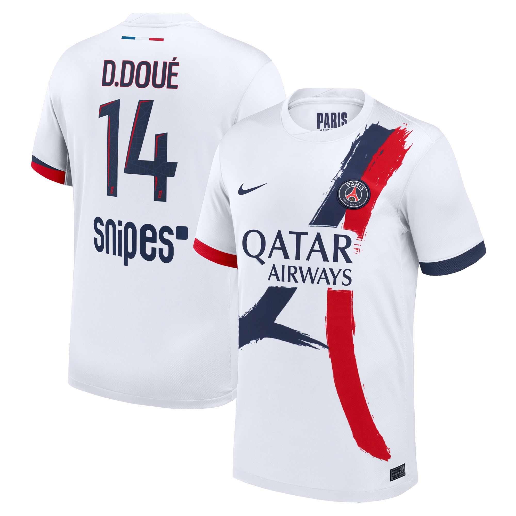 maglia da trasferta nike del psg 2024-2025 con stampa d.doue 14 Collezione | Kit e Maglie PSG