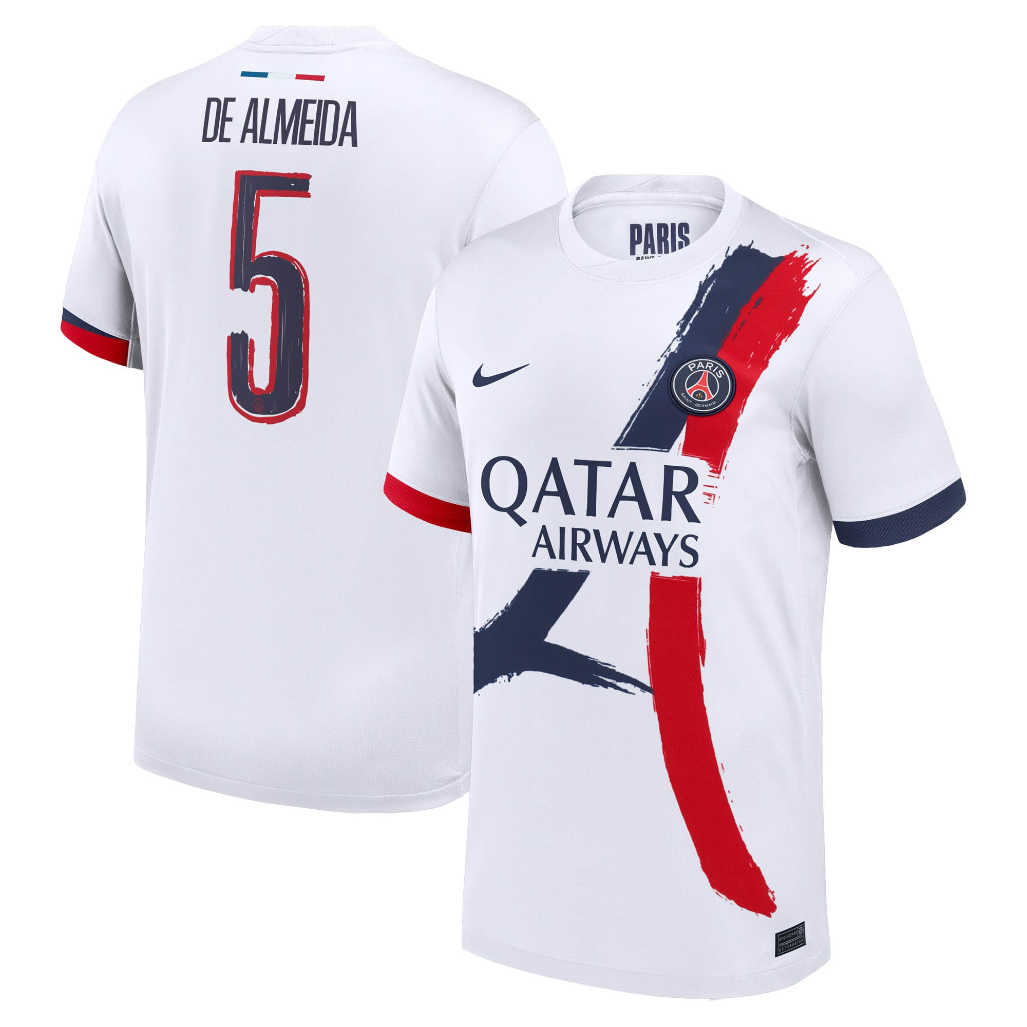 maglia da trasferta nike del psg 2024-2025 con stampa de almeida 5 Collezione | Kit e Maglie PSG