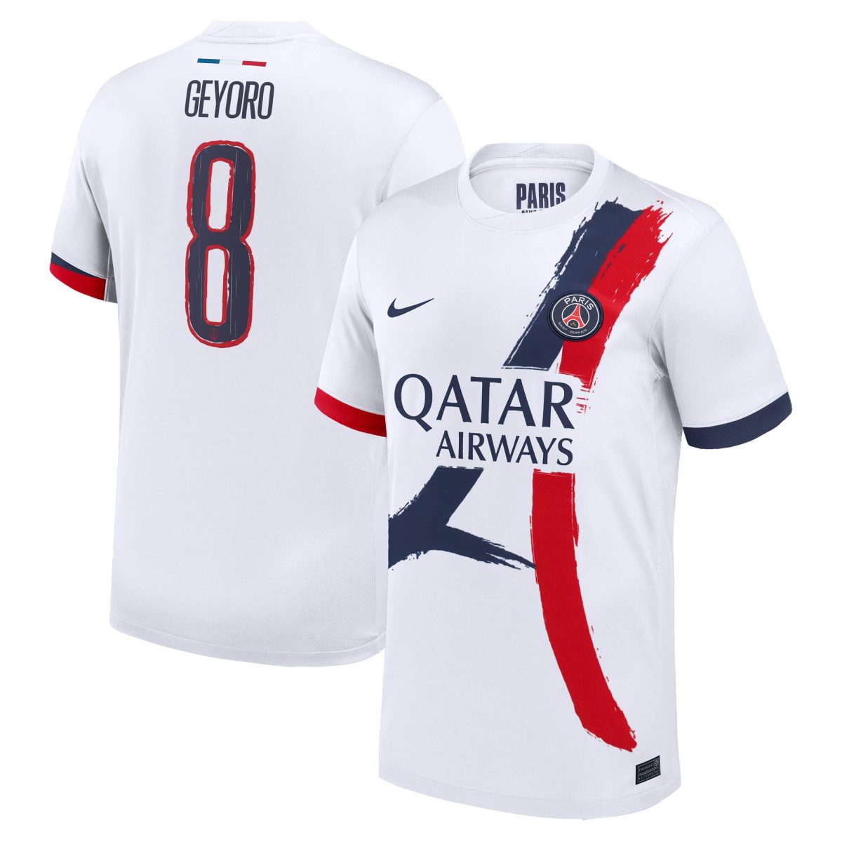 maglia da trasferta nike del psg 2024-2025 con stampa geyoro 8 Collezione | Kit e Maglie PSG