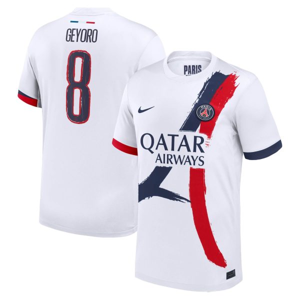 maglia da trasferta nike del psg 2024-2025 con stampa geyoro 8 Collezione | Kit e Maglie PSG