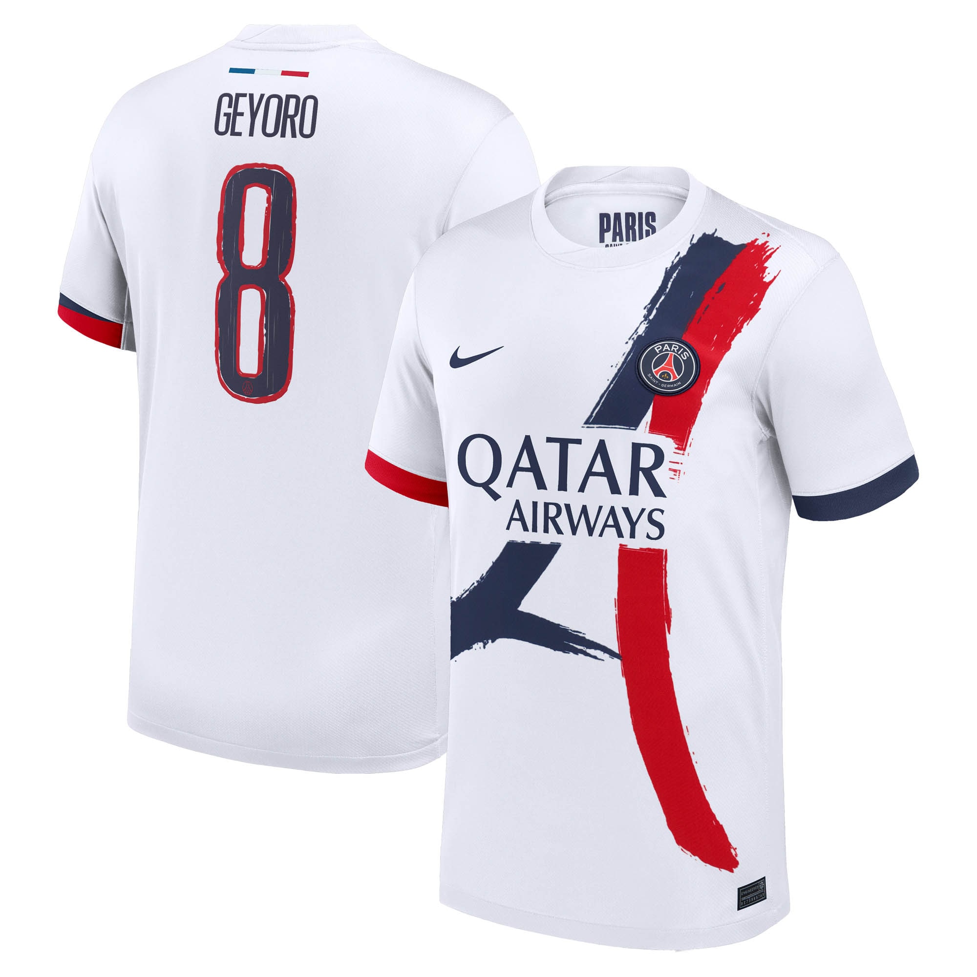 maglia da trasferta nike del psg 2024-2025 con stampa geyoro 8 Collezione | Kit e Maglie PSG