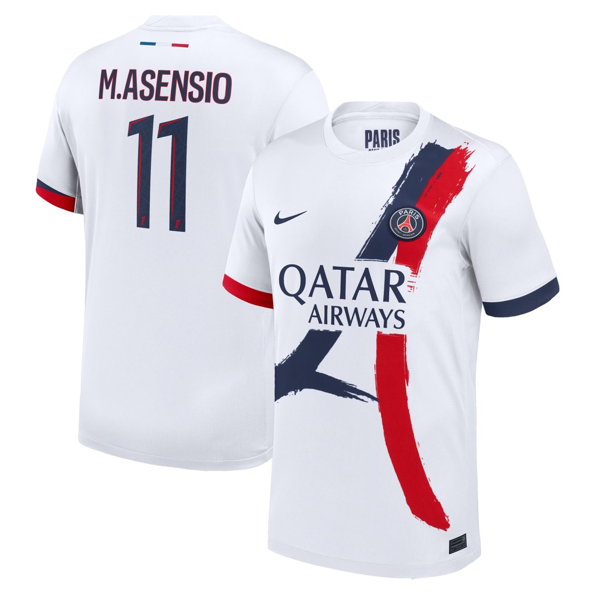 maglia da trasferta nike del psg 2024-2025 con stampa m.asensio 11 Collezione | Kit e Maglie PSG