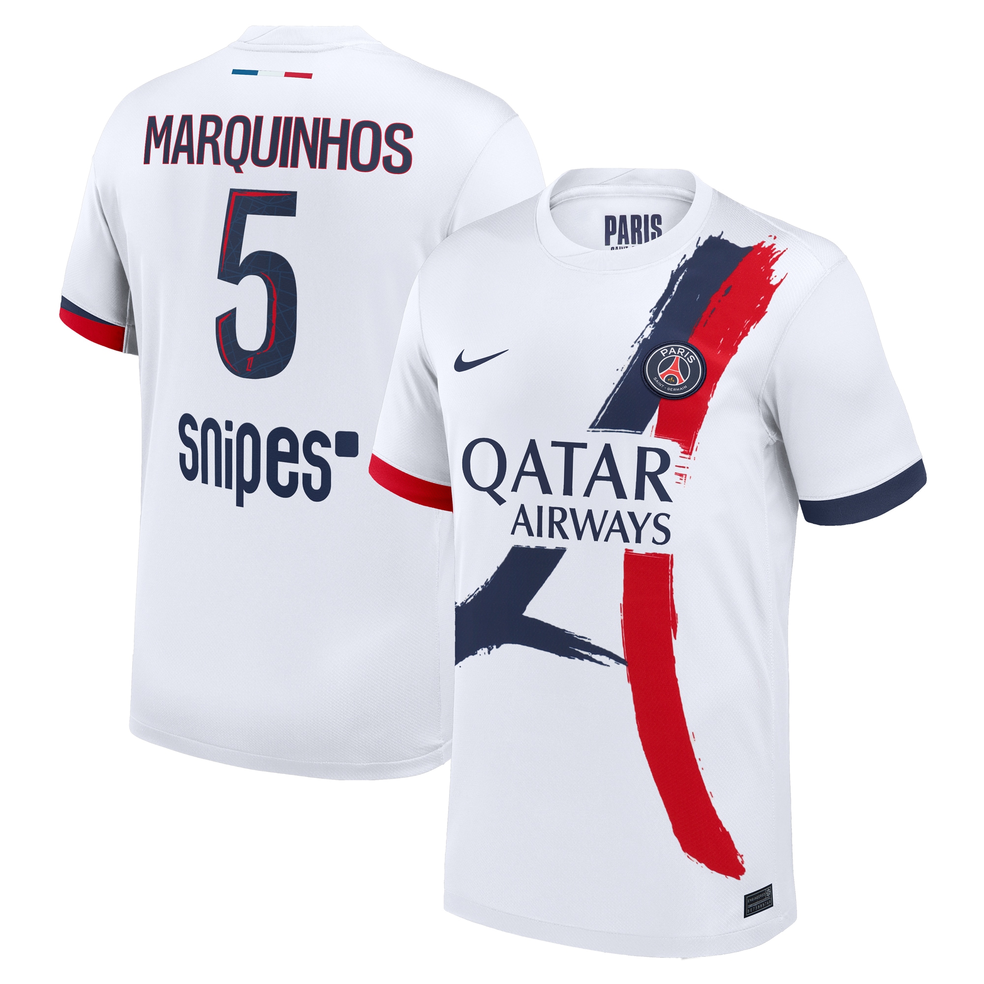 maglia da trasferta nike del psg 2024-2025 con stampa marquinhos 5 Collezione | Kit e Maglie PSG