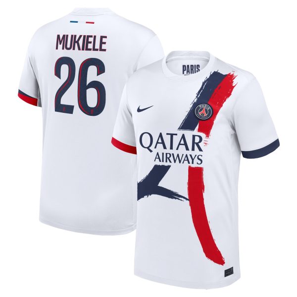 maglia da trasferta nike del psg 2024-2025 con stampa mukiele 26 Collezione | Kit e Maglie PSG
