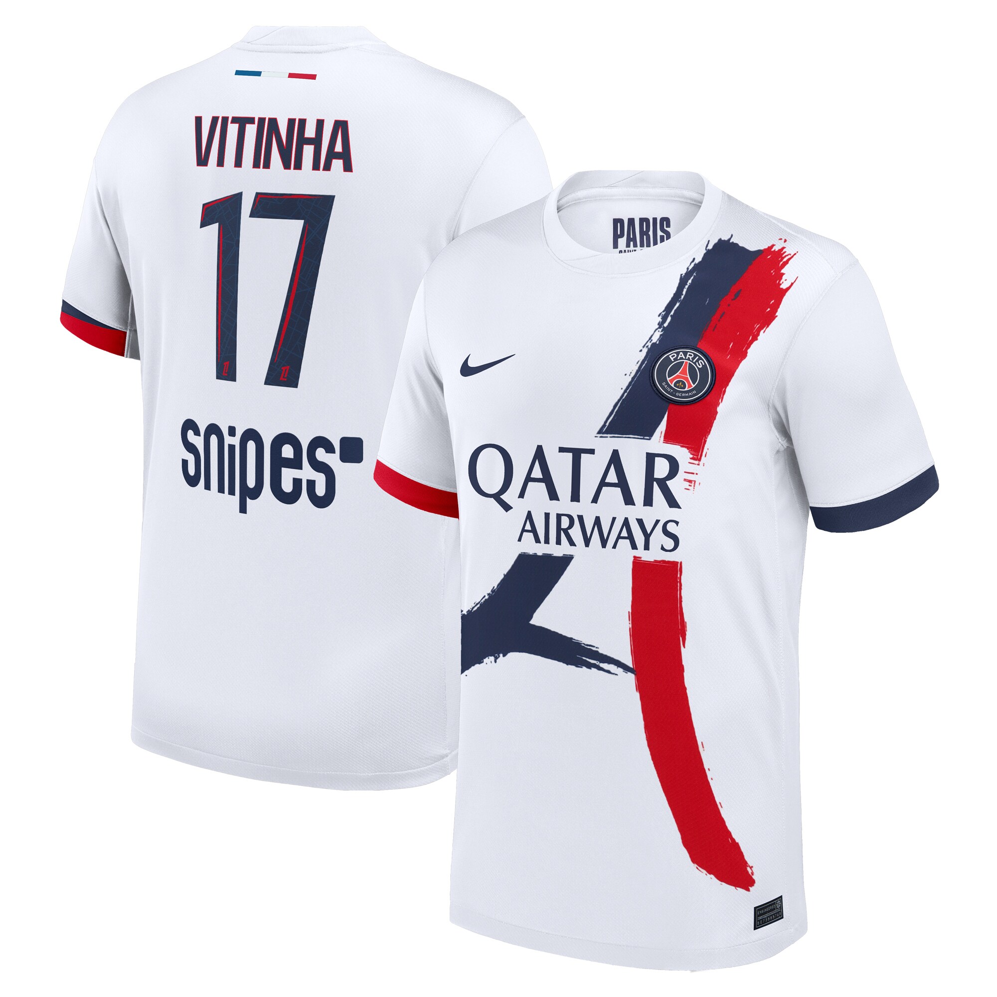 maglia da trasferta nike del psg 2024-2025 con stampa vitinha 17 Collezione | Kit e Maglie PSG