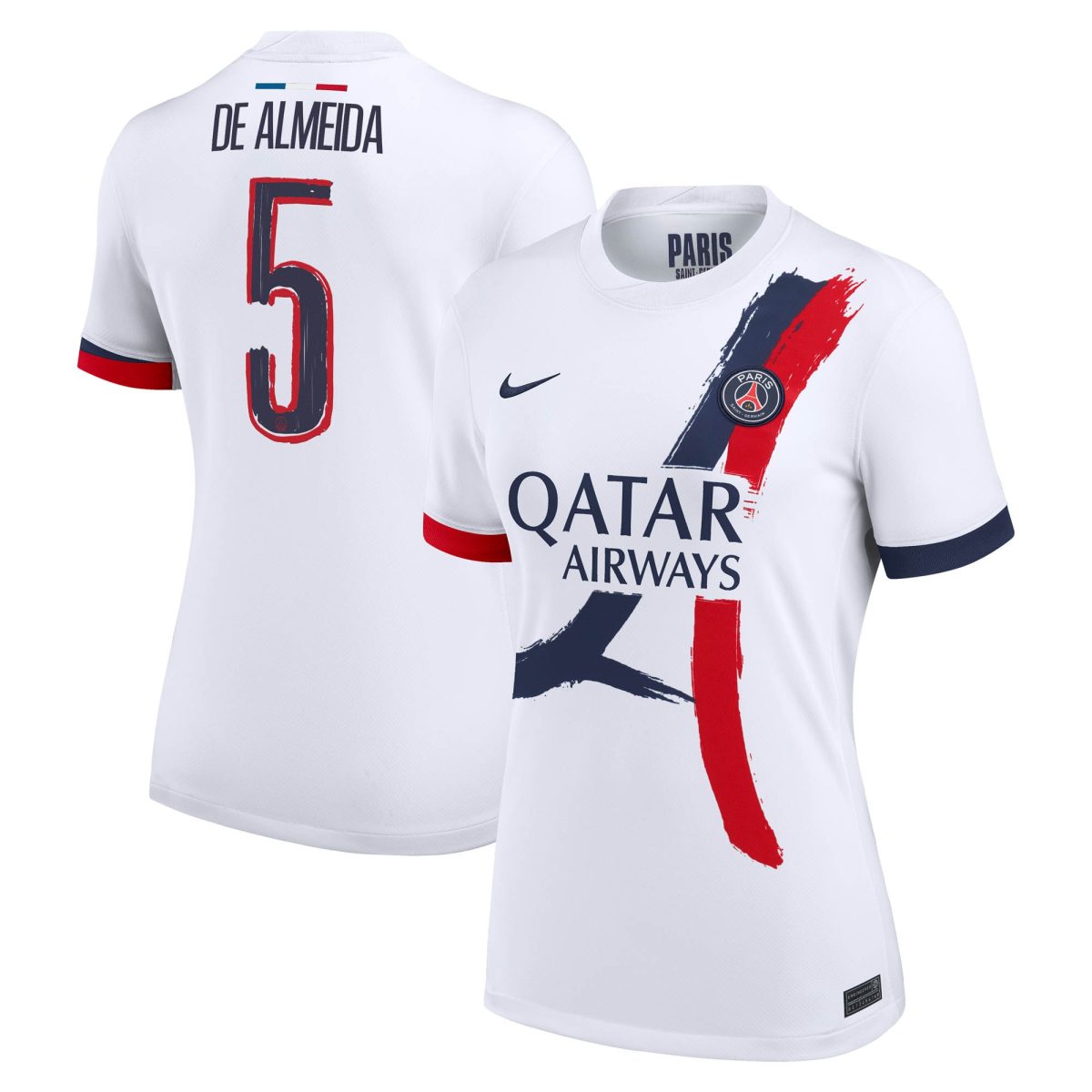 maglia da trasferta nike del psg 2024-2025 – donne con stampa de almeida 5 Collezione | Kit e Maglie PSG