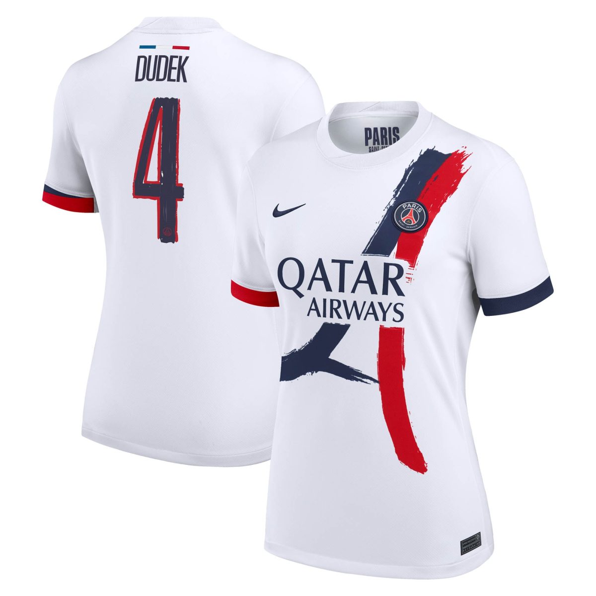 maglia da trasferta nike del psg 2024-2025 – donne con stampa dudek 4 Collezione | Kit e Maglie PSG