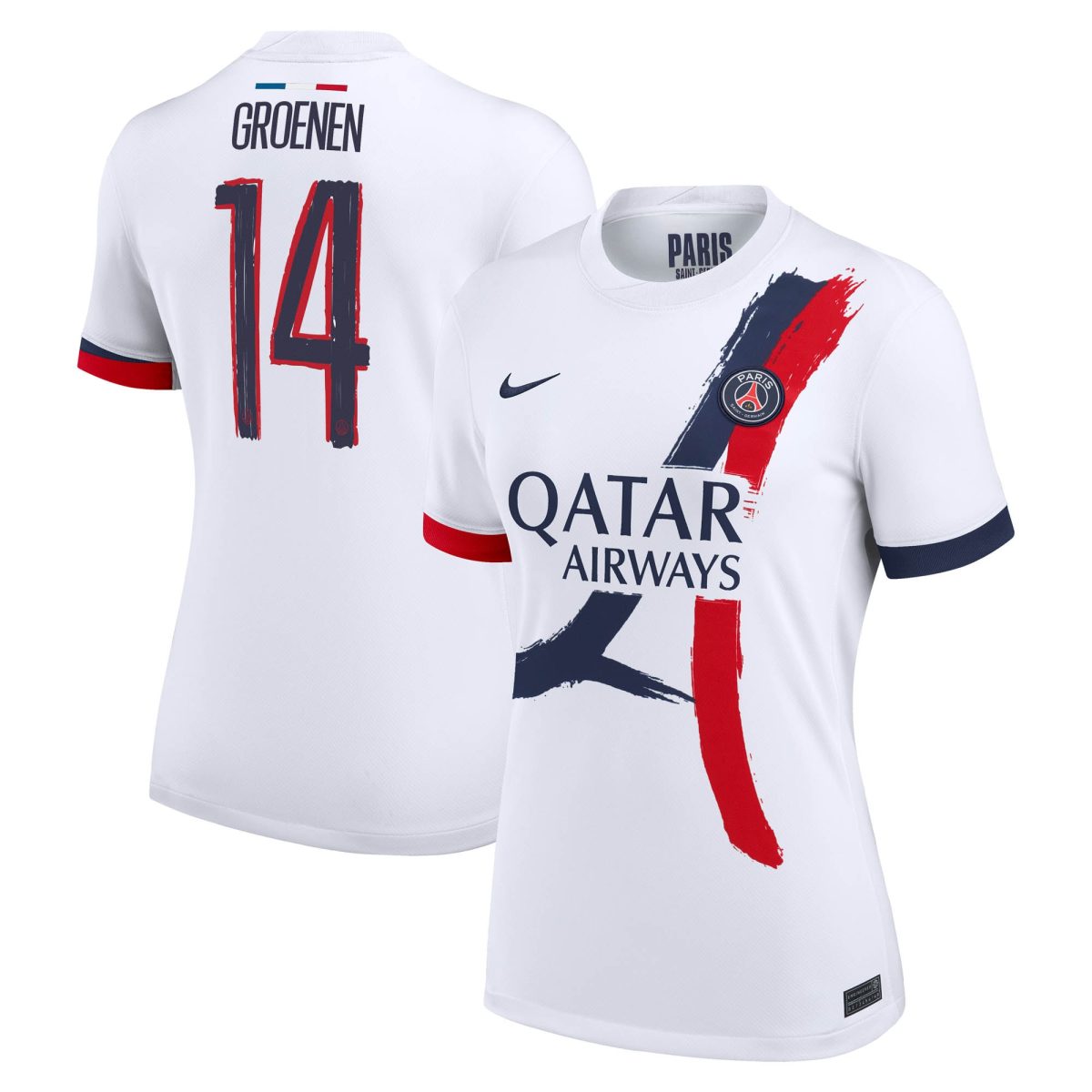 maglia da trasferta nike del psg 2024-2025 – donne con stampa groenen 14 Collezione | Kit e Maglie PSG