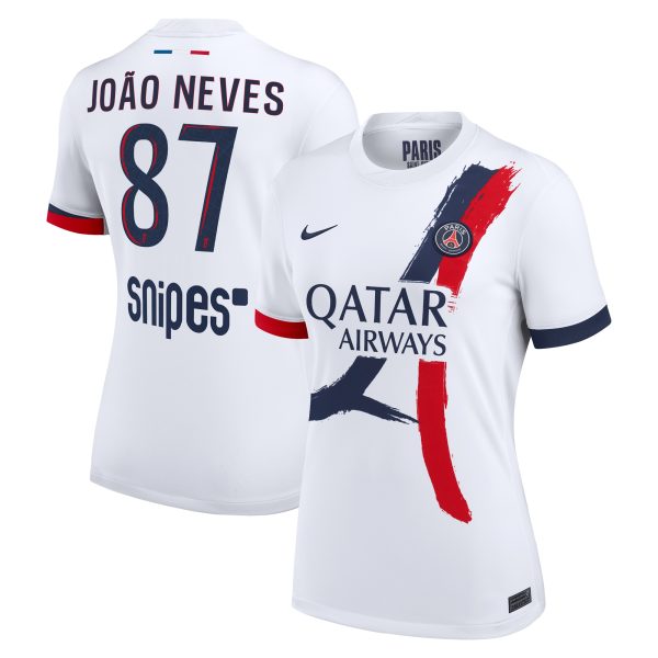 maglia da trasferta nike del psg 2024-2025 – donne con stampa joao neves 87 Collezione | Kit e Maglie PSG