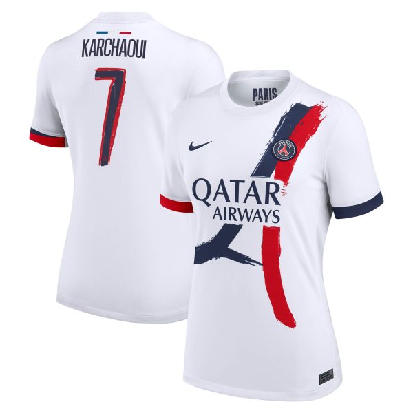 maglia da trasferta nike del psg 2024-2025 – donne con stampa karchaoui 7 Collezione | Kit e Maglie PSG