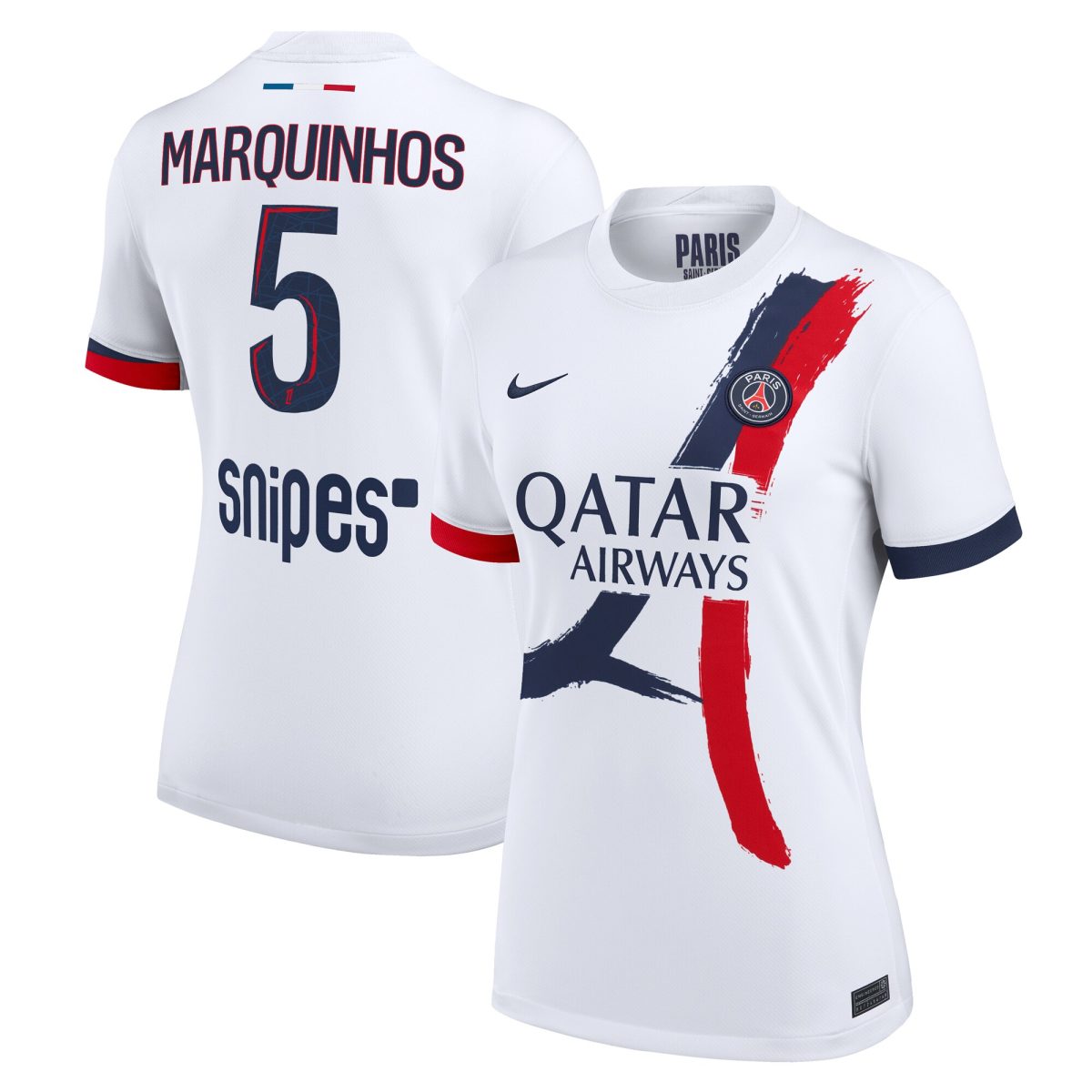 maglia da trasferta nike del psg 2024-2025 – donne con stampa marquinhos 5 Collezione | Kit e Maglie PSG
