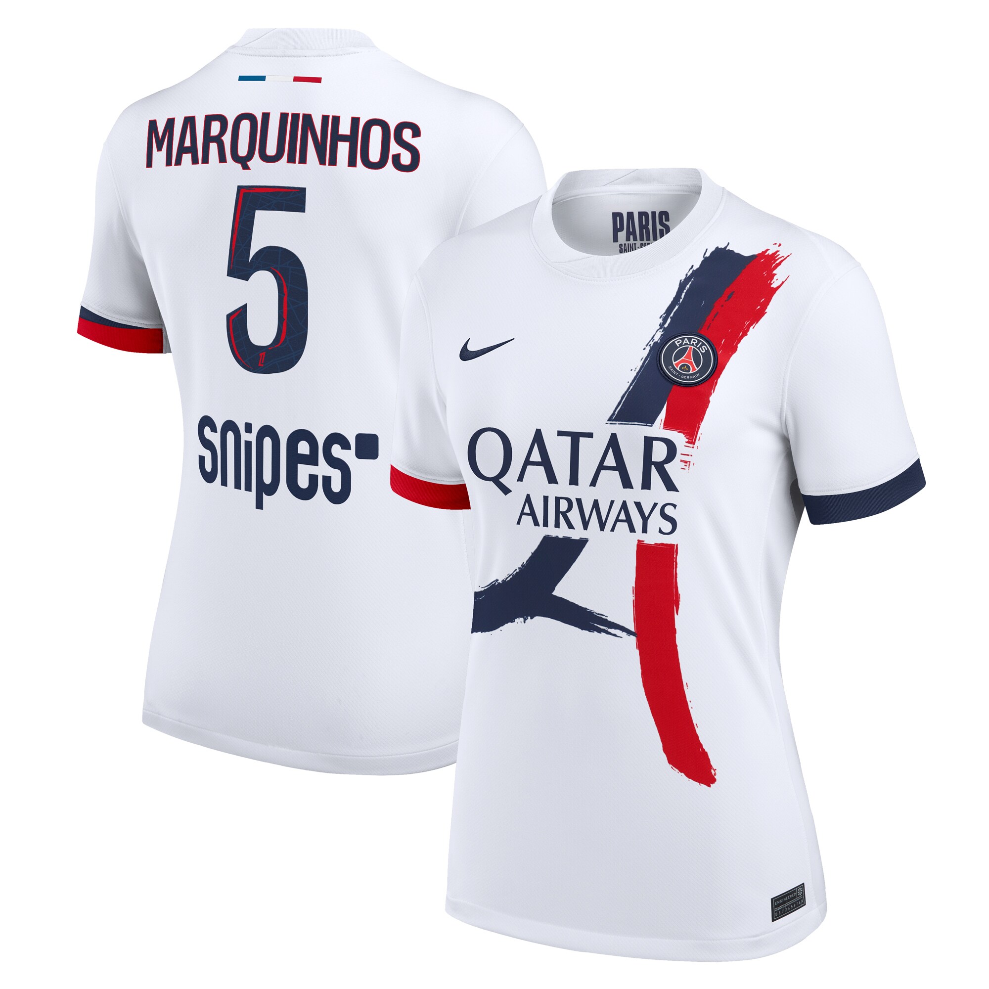 maglia da trasferta nike del psg 2024-2025 – donne con stampa marquinhos 5 Collezione | Kit e Maglie PSG