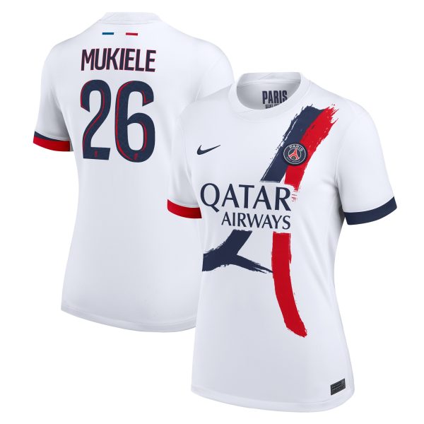 maglia da trasferta nike del psg 2024-2025 – donne con stampa mukiele 26 Collezione | Kit e Maglie PSG