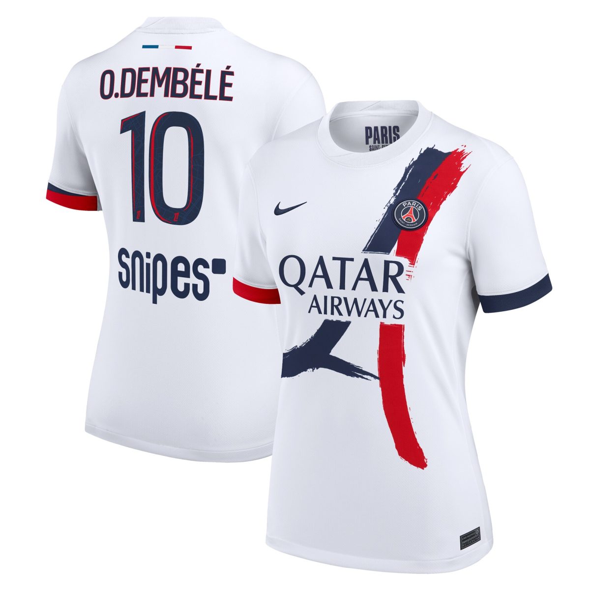 maglia da trasferta nike del psg 2024-2025 – donne con stampa o.dembele 10 Collezione | Kit e Maglie PSG