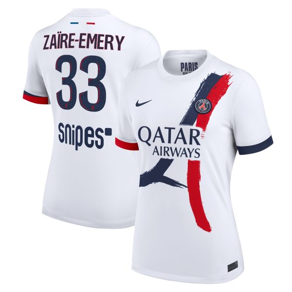 maglia da trasferta nike del psg 2024-2025 – donne con stampa zaire-emery 33 Collezione | Kit e Maglie PSG