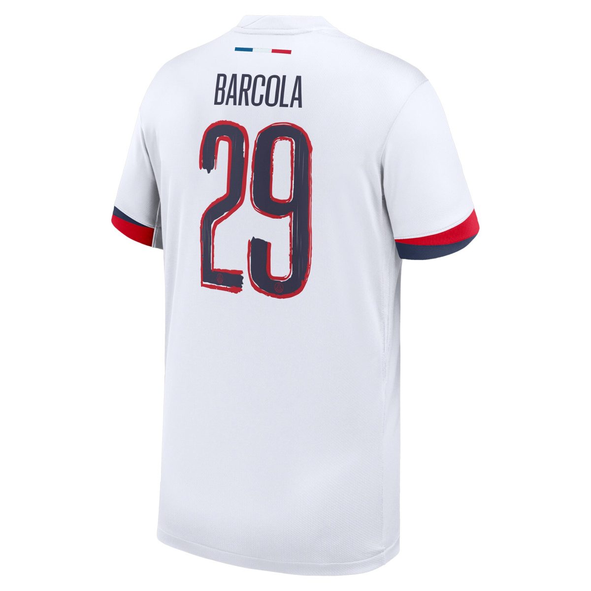 maglia da trasferta nike del psg 2024-25 – bambini con stampa cup barcola 29 Collezione | Kit e Maglie PSG
