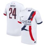 maglia da trasferta nike del psg 2024-25 – bambini con stampa cup mayulu 24 Collezione | Kit e Maglie PSG
