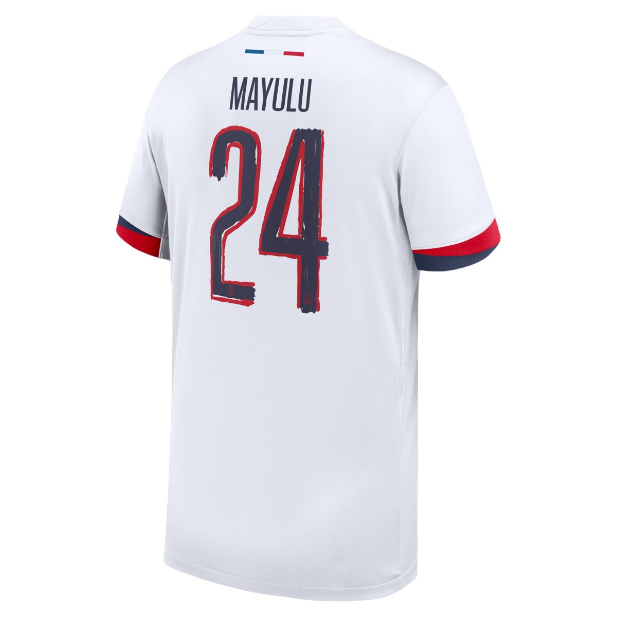 maglia da trasferta nike del psg 2024-25 – bambini con stampa cup mayulu 24 Collezione | Kit e Maglie PSG