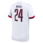 maglia da trasferta nike del psg 2024-25 – bambini con stampa cup mayulu 24 Collezione | Kit e Maglie PSG
