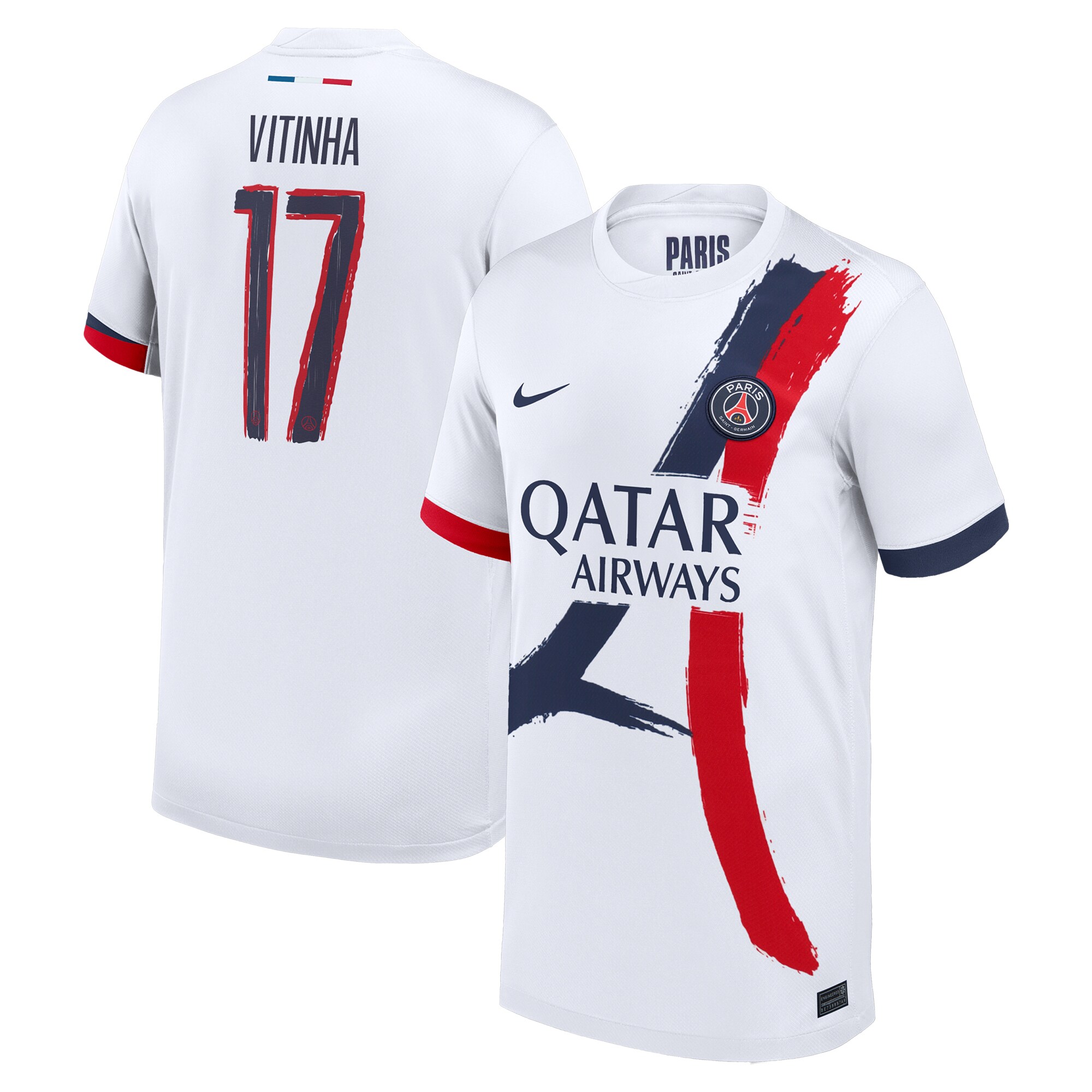 maglia da trasferta nike del psg 2024-25 – bambini con stampa cup vitinha 17 Collezione | Kit e Maglie PSG