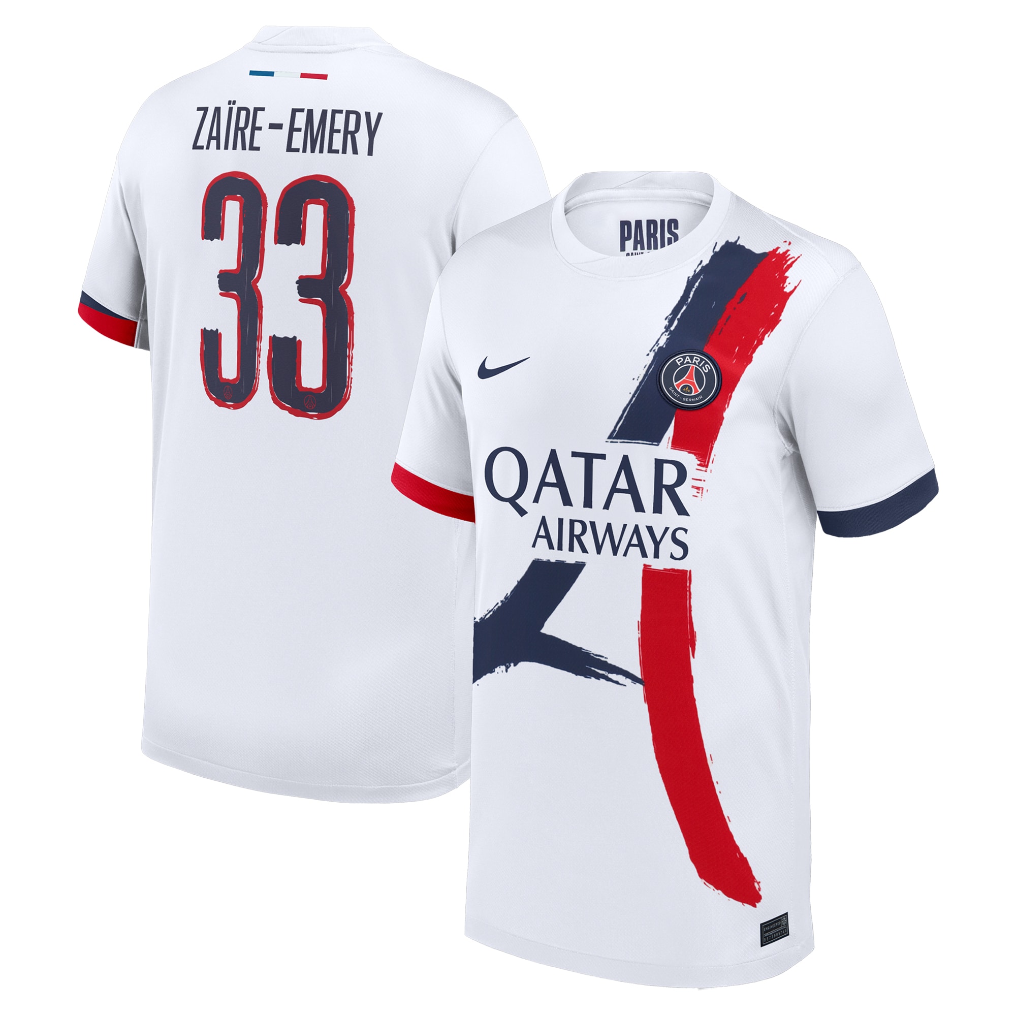 maglia da trasferta nike del psg 2024-25 – bambini con stampa cup zaire-emery 33 Collezione | Kit e Maglie PSG