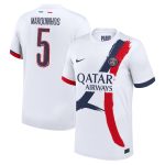 maglia da trasferta nike del psg 2024-25 con stampa cup marquinhos 5 Collezione | Kit e Maglie PSG