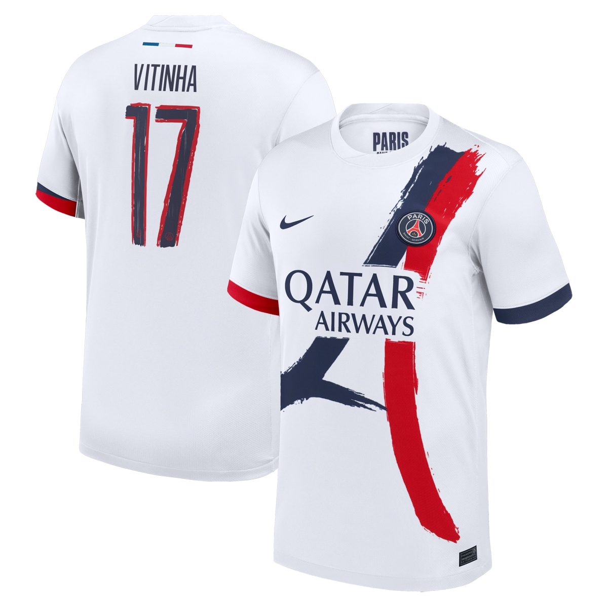 maglia da trasferta nike del psg 2024-25 con stampa cup vitinha 17 Collezione | Kit e Maglie PSG