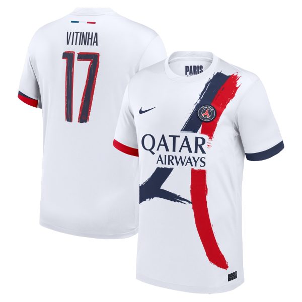 maglia da trasferta nike del psg 2024-25 con stampa cup vitinha 17 Collezione | Kit e Maglie PSG