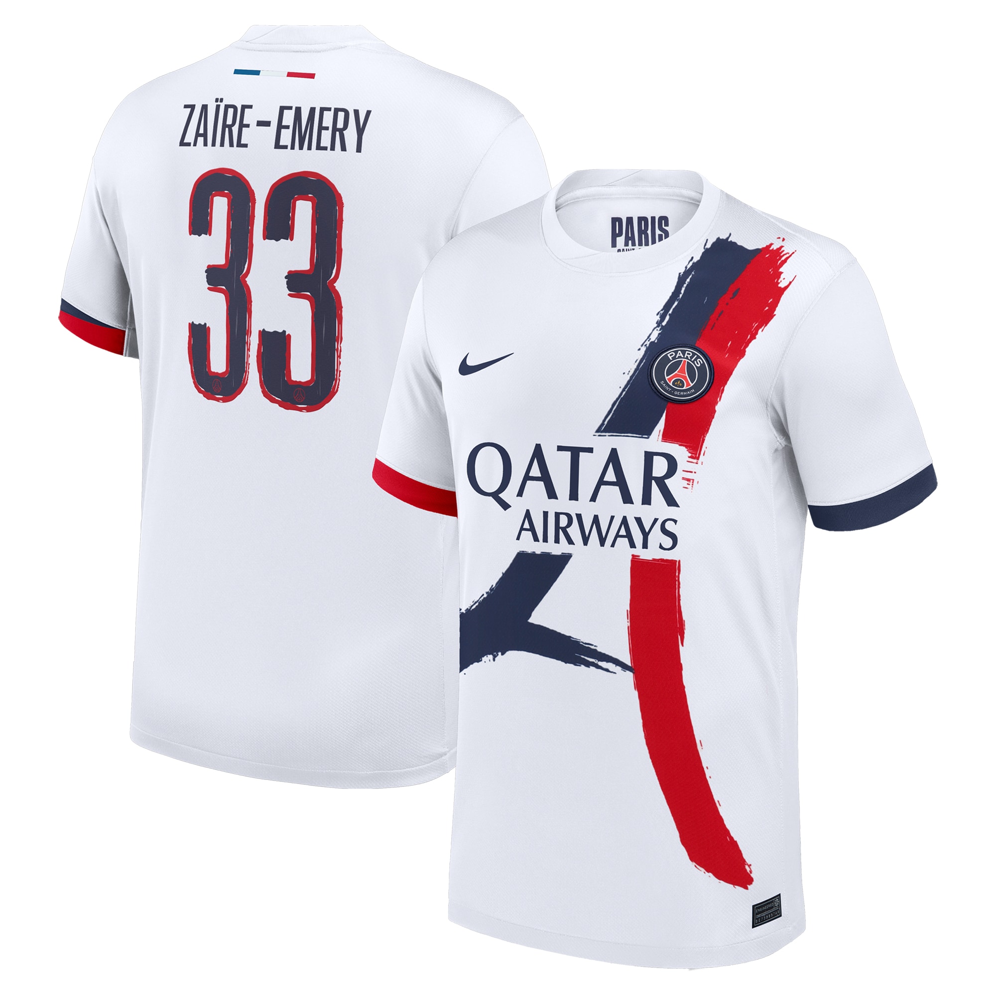 maglia da trasferta nike del psg 2024-25 con stampa cup zaire-emery 33 Collezione | Kit e Maglie PSG