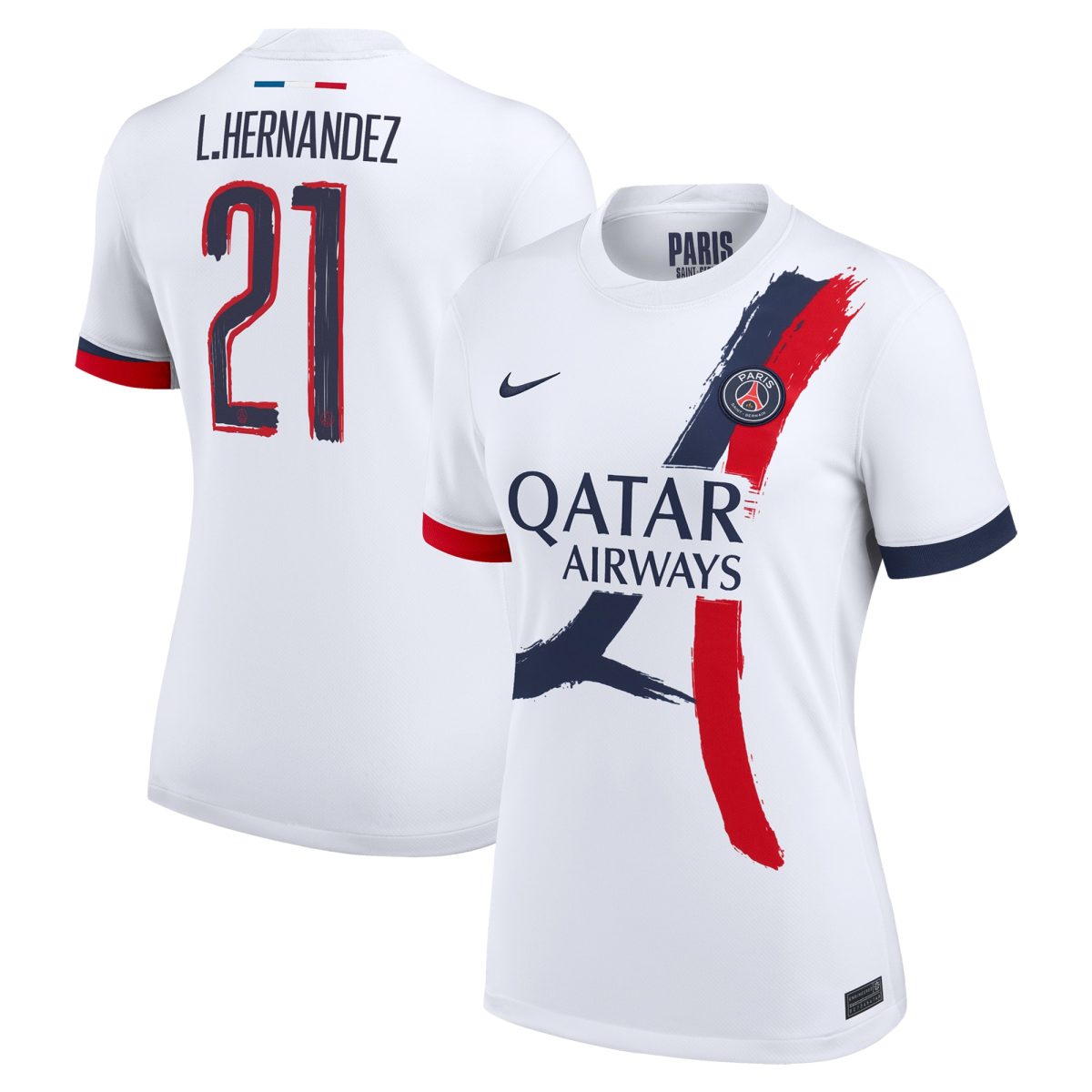 maglia da trasferta nike del psg 2024-25 – donne con stampa cup l.hernandez 21 Collezione | Kit e Maglie PSG