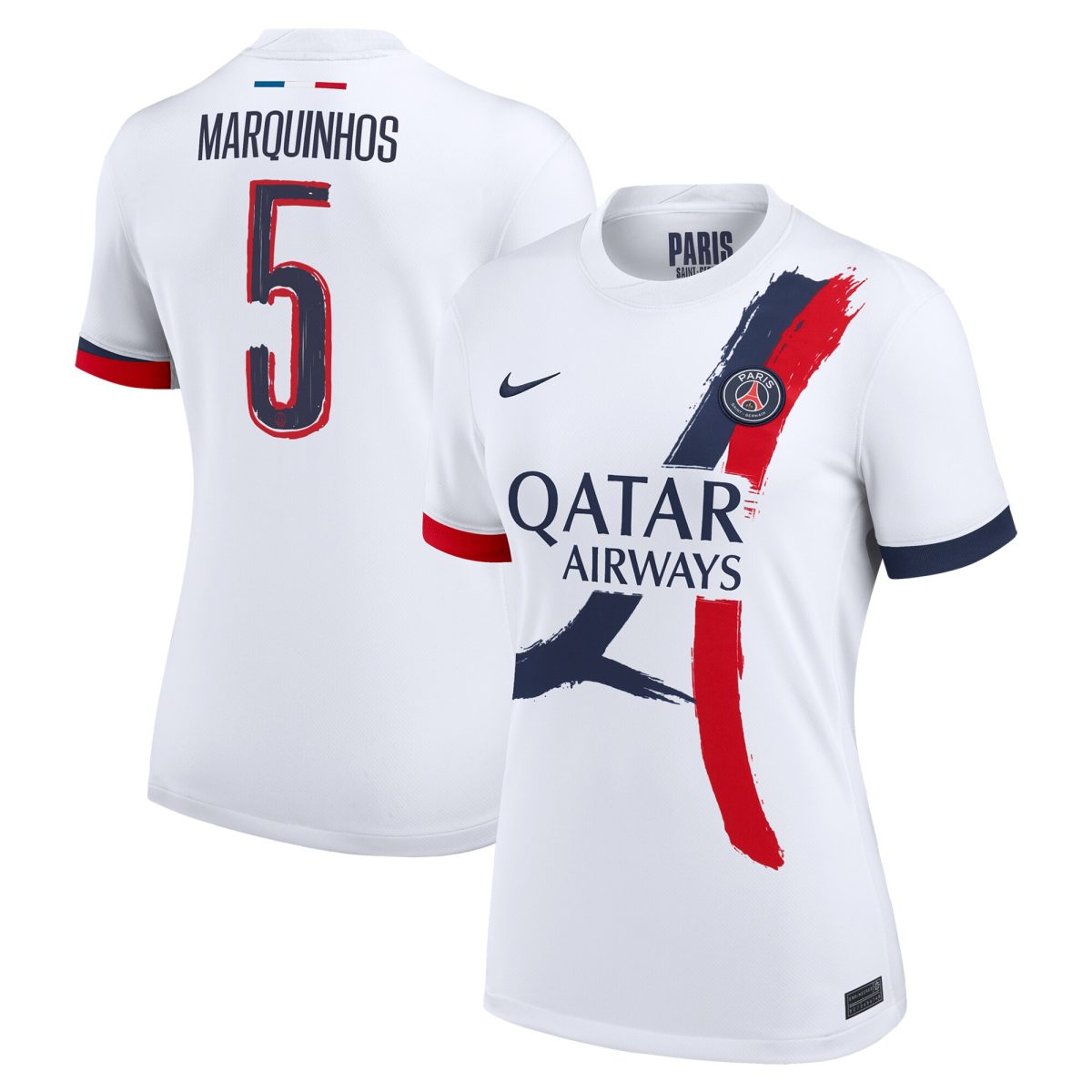 maglia da trasferta nike del psg 2024-25 – donne con stampa cup marquinhos 5 Collezione | Kit e Maglie PSG