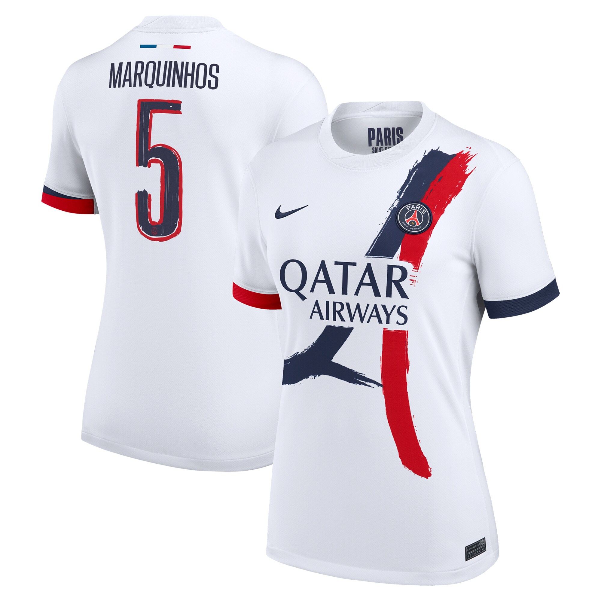 maglia da trasferta nike del psg 2024-25 – donne con stampa cup marquinhos 5 Collezione | Kit e Maglie PSG