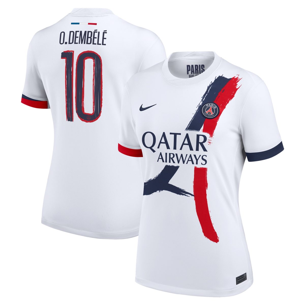 maglia da trasferta nike del psg 2024-25 – donne con stampa cup o.dembele 10 Collezione | Kit e Maglie PSG