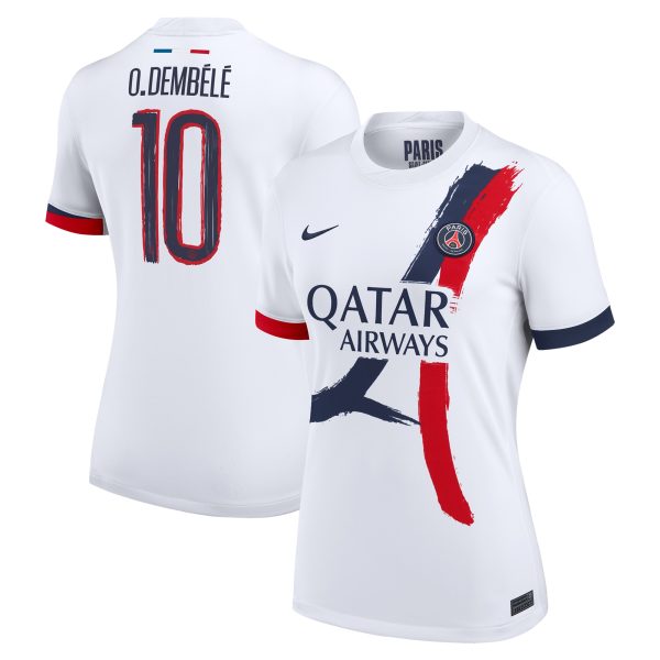 maglia da trasferta nike del psg 2024-25 – donne con stampa cup o.dembele 10 Collezione | Kit e Maglie PSG