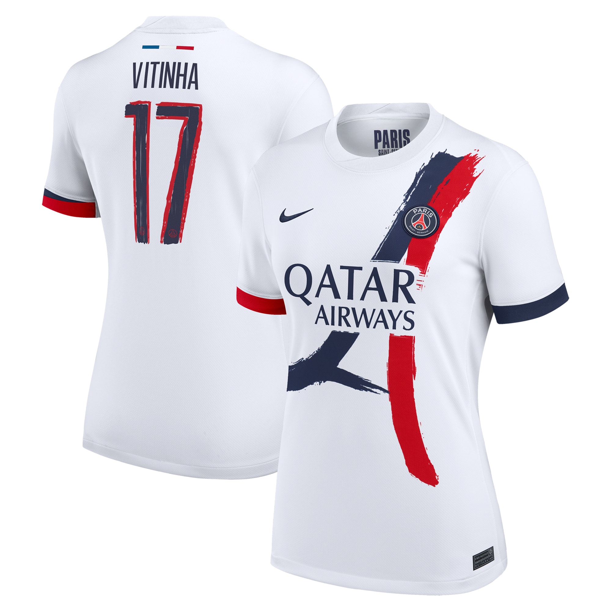 maglia da trasferta nike del psg 2024-25 – donne con stampa cup vitinha 17 Collezione | Kit e Maglie PSG