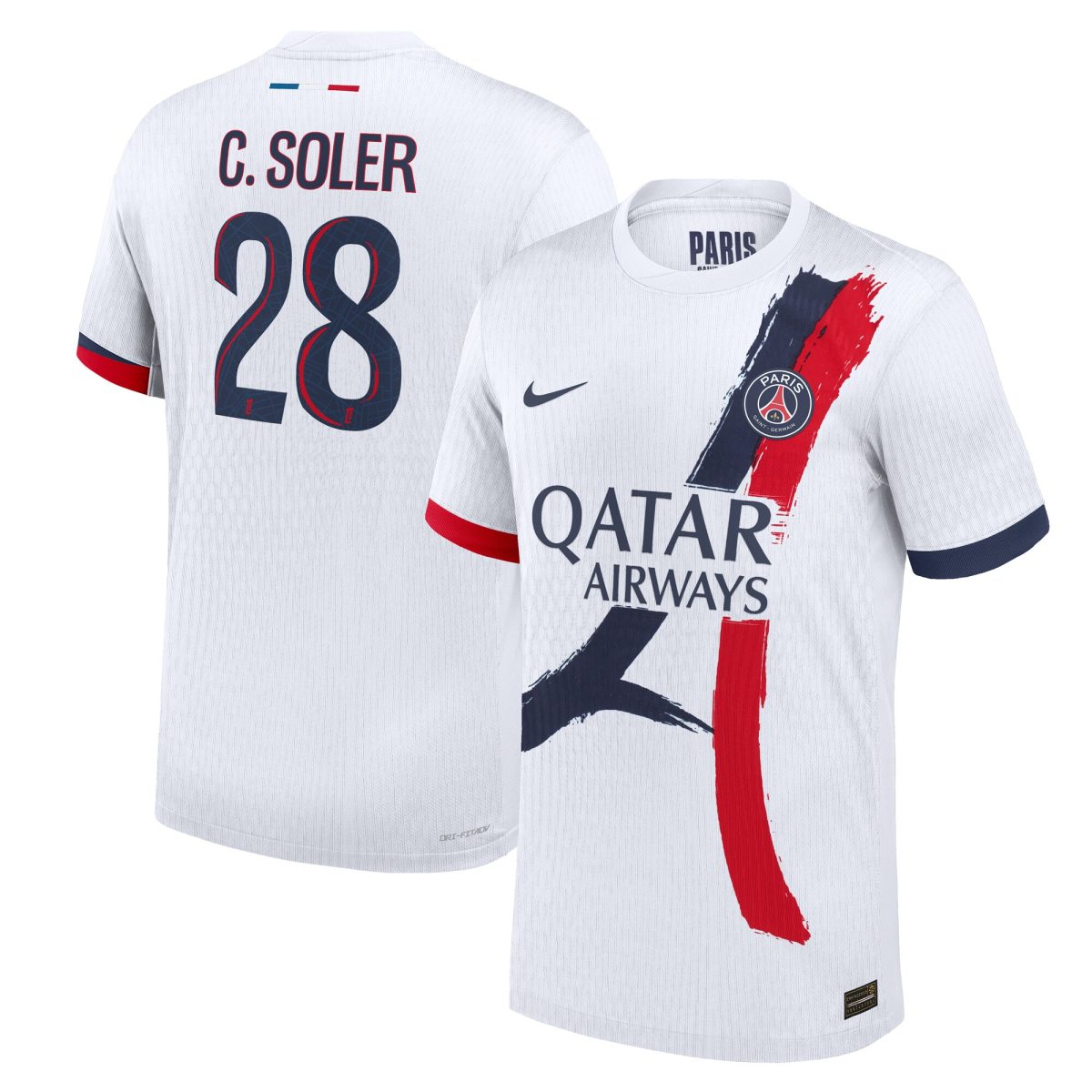 maglia da trasferta nike dri-fit adv del psg 2024-25 con stampa c. soler 28 Collezione | Kit e Maglie PSG