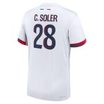 maglia da trasferta nike dri-fit adv del psg 2024-25 con stampa c. soler 28 Collezione | Kit e Maglie PSG