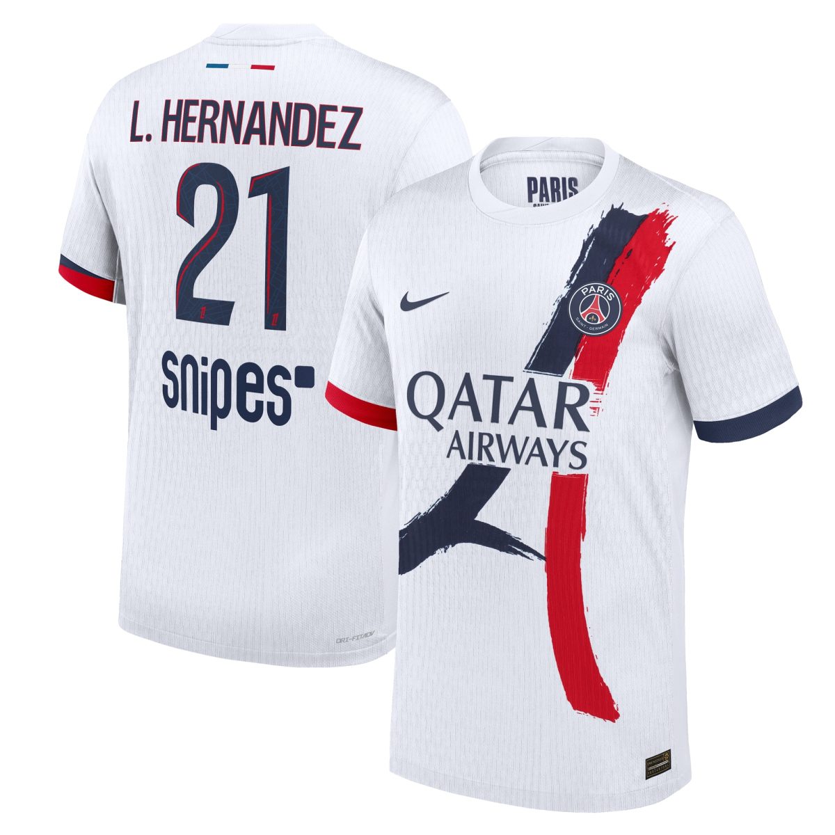 maglia da trasferta nike dri-fit adv del psg 2024-25 con stampa l.hernandez 21 Collezione | Kit e Maglie PSG