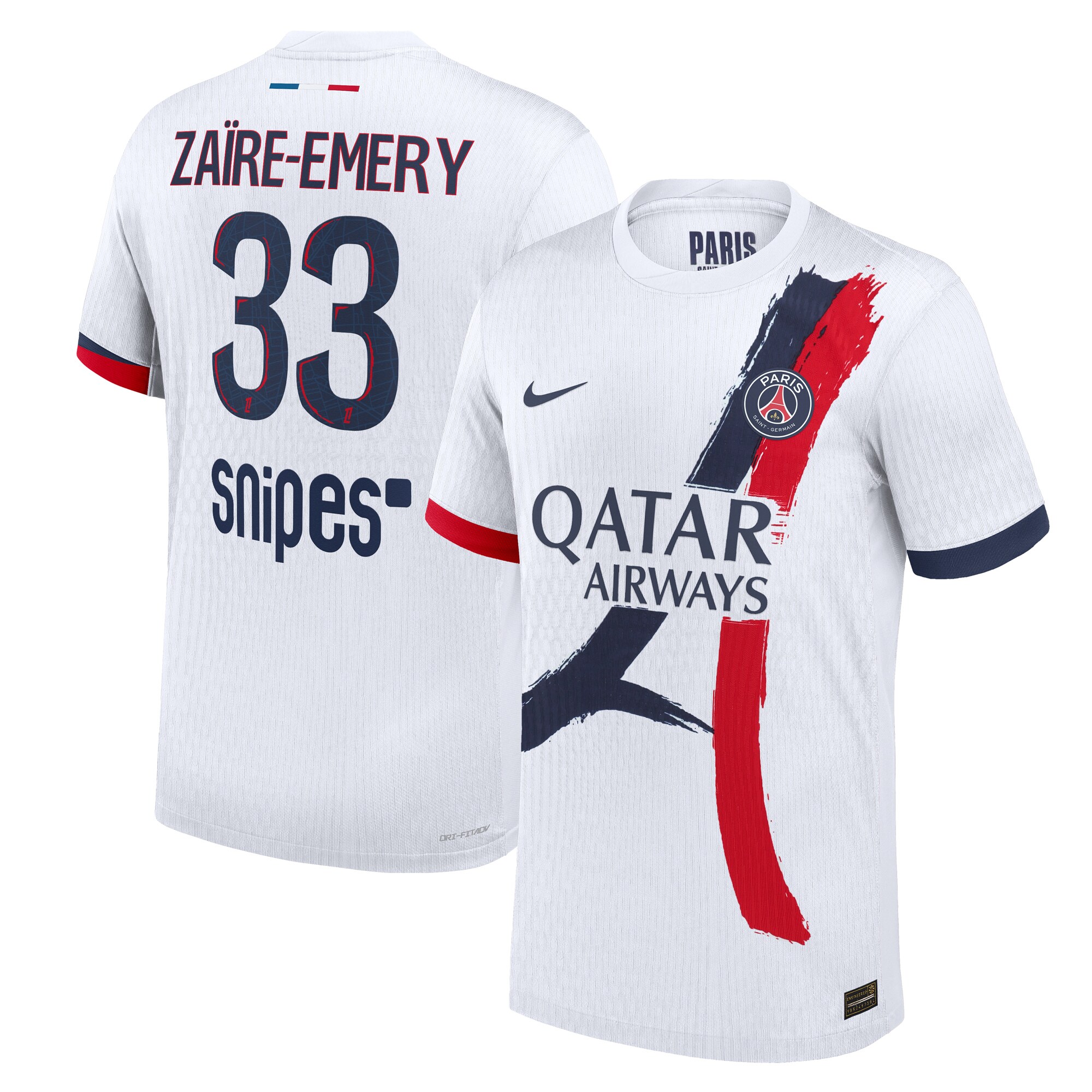 maglia da trasferta nike dri-fit adv del psg 2024-25 con stampa zaire-emery 33 Collezione | Kit e Maglie PSG