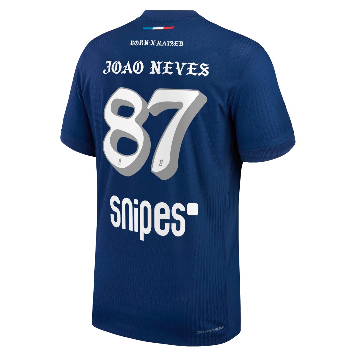 maglia gara psg nike home dri-fit adv 2024-25 con stampa born x raised joão neves 87 Collezione | Kit e Maglie PSG