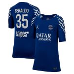 maglia jordan fourth stadium del psg 2024-25 – bambini con stampa beraldo 35 Collezione | Kit e Maglie PSG
