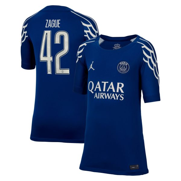 maglia jordan fourth stadium del psg 2024-25 – bambini con stampa cup zague 42 Collezione | Kit e Maglie PSG