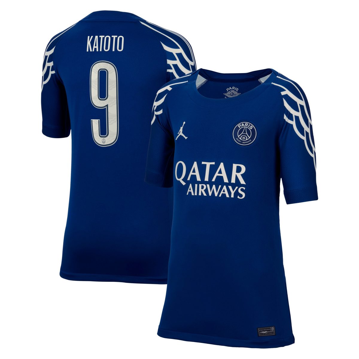maglia jordan fourth stadium del psg 2024-25 – bambini con stampa katoto 9 Collezione | Kit e Maglie PSG