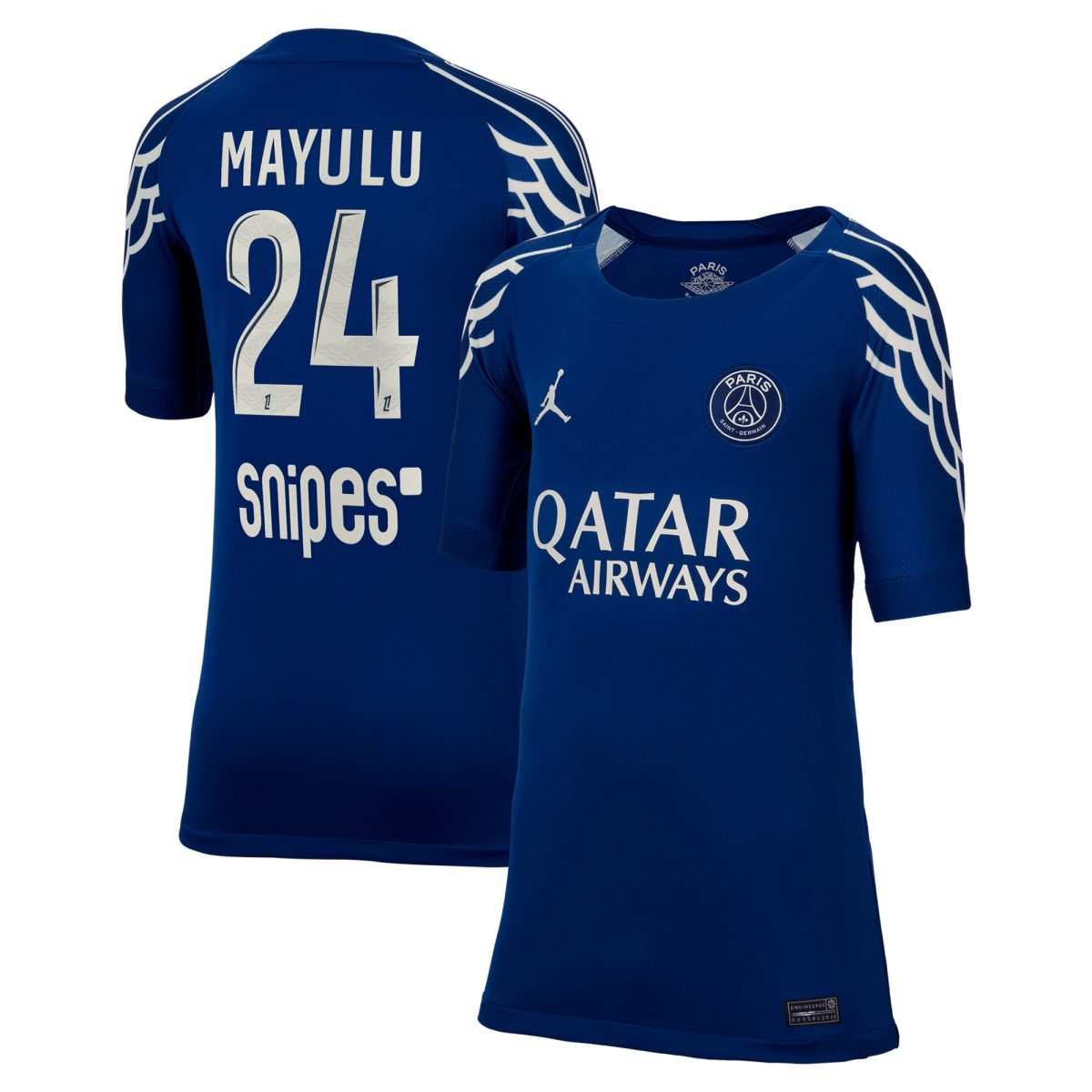 maglia jordan fourth stadium del psg 2024-25 – bambini con stampa mayulu 24 Collezione | Kit e Maglie PSG