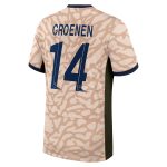 maglia jordan fourth stadium del psg 2324 con stampa groenen 14 Collezione | Kit e Maglie PSG