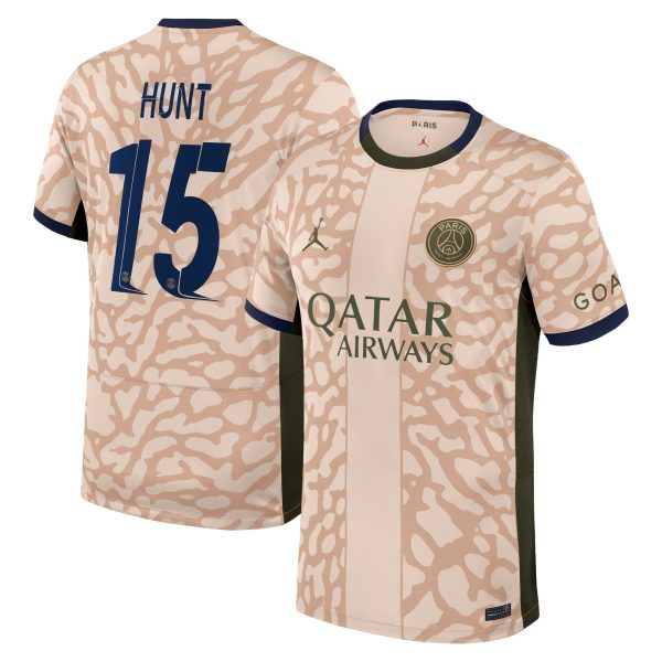 maglia jordan fourth stadium del psg 2324 con stampa hunt 15 Collezione | Kit e Maglie PSG