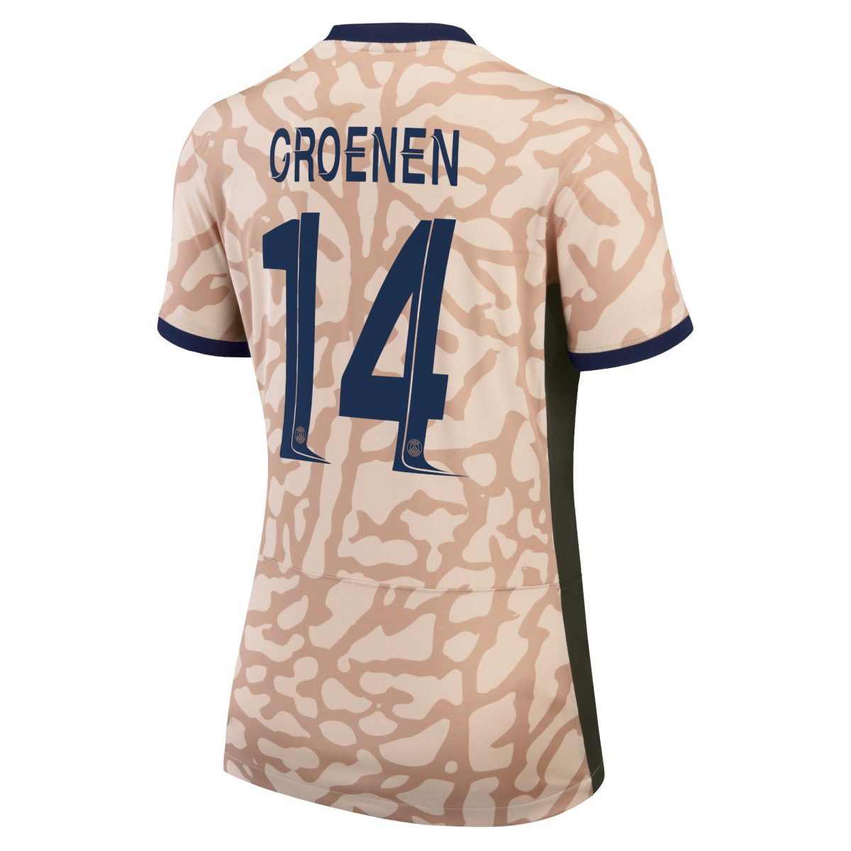 maglia jordan fourth stadium del psg 2324 – donne con stampa groenen 14 Collezione | Kit e Maglie PSG