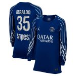 maglia jordan fourth stadium psg 2024-25 – manica lunga – bambini con stampa beraldo 35 Collezione | Kit e Maglie PSG
