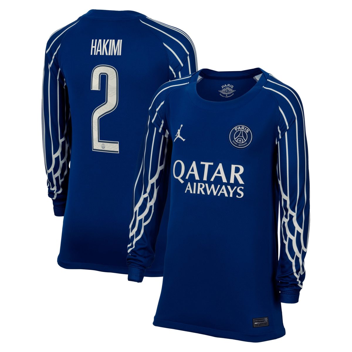 maglia jordan fourth stadium psg 2024-25 – manica lunga – bambini con stampa cup hakimi 2 Collezione | Kit e Maglie PSG