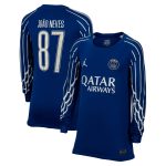 maglia jordan fourth stadium psg 2024-25 – manica lunga – bambini con stampa cup joao neves 87 Collezione | Kit e Maglie PSG